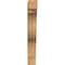 Ekena Millwork Funston Block Rough Sawn Bracket, Western Red Cedar, 4"W x 18"D x 30"H BKT04X18X30FST05RWR - alternate 3